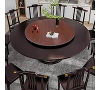 Plateau Rotatif En Bois Rond, Grand Plateau Tournant De Table À Manger, Plaque De Service Rotative, Assiette De Service Rotative, Roulement Silencieux, Table De Jardin ( Color : A , Size : 70cm-28in )