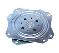cyclingcolors Plateau Rotatif TV tournette à Bille carré à roulement à Billes 155 x 155 mm 150 Kg Plaque Pivotant Meuble HiFi Présentoir Tournant Support Ecran Ordinateur