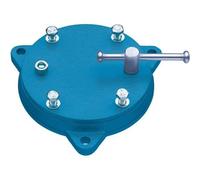 Plateau tournant adapté pour étau à vis Heuer, code article 81 02 75-XX + 81 02 76-XX