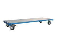 Plateau roulant charges longues 1600 x 800 mm roues losange 1200 kg - 800007213