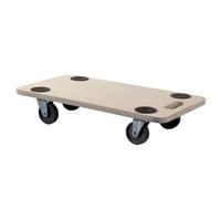 Plateau rouleur 1er prix 350 x 600 mm - charge 200 kg