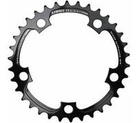 TA Specialites Zelito Triple 74, 4 Bras, 8/9/10 Vitesses, Noir, 24T