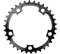 Spécialités TA Zelito Triple 74pcd Plateau 8/9/10 Vitesses Unisexe, Argenté, Inner 26t