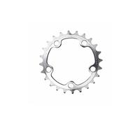 Plateau route 5bra 28dts d.74 triple interieur argent alu 7075 ta zelito type shimano 9-10v.