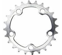Plateau route 5bra 28dts d.74 triple interieur argent alu 7075 ta zelito type shimano 9-10v. Argent G