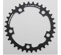 Plateau Route 5bra 34dts D.110 Compact Interieur Noir Alu 7075 Stronglight Type Shimano 9-10v. Multicolore