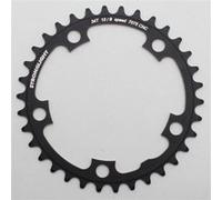 Plateau Route 5bra 34dts D.110 Compact Interieur Noir Alu 7075 Stronglight Type Shimano 9-10v. Multicolore