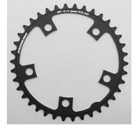 Plateau Route 5bra 38dts D.110 Compact Interieur Noir Alu 7075 Stronglight Type Shimano 9-10v. Multicolore