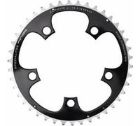 Plateau route 5bra 40dts d.110 compact exterieur noir alu 7075 ta zephyr type shimano 9-10v. G