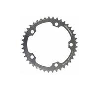 Plateau route 5bra 41dts d.130 interieur argent alu 7075 stronglight type shimano 9-10v. Argent G