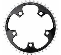 Plateau route 5bra 42dts d.110 compact exterieur noir alu 7075 ta zephyr type shimano 9-10v. G