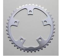 PLATEAU ROUTE 5BRA 42DTS D.110 COMPACT INTERIEUR ARGENT ALU 7075 STRONGLIGHT TYPE SHIMANO 9-10V.