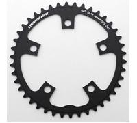 PLATEAU ROUTE 5BRA 42DTS D.110 COMPACT INTERIEUR NOIR ALU 7075 STRONGLIGHT TYPE SHIMANO 9-10V.