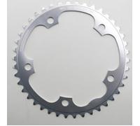 Plateau Route 5bra 42dts D.130 Interieur Argent Alu 7075 Stronglight Type Shimano 9-10v. Multicolore