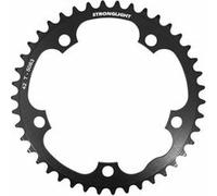 Plateau route 5bra 42dts d.130 interieur dural noir stronglight type shimano noir G