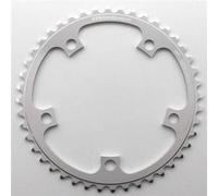 Plateau route 5bra 44dts d.130 interieur argent alu 7075 stronglight type shimano 9-10v. Argent G
