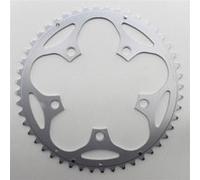 Plateau route 5bra 48dts d.110 compact exterieur dural argent stronglight type shimano Argent G
