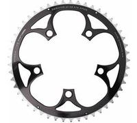 Plateau route 5bra 49dts d.110 compact exterieur noir alu 7075 ta zephyr type shimano 9-10v. G