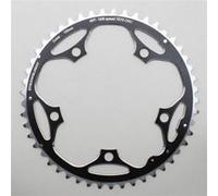 Plateau Route 5bra 49dts D.130 Exterieur Noir Alu 7075 Stronglight Type Shimano 9-10v. Multicolore