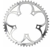 Plateau route 5bra 50dts d.110 compact exterieur argent alu 7075 ta zephyr type shimano 9-10v. G