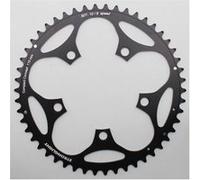 Plateau route 5bra 50dts d.110 compact exterieur dural noir stronglight type shimano noir G