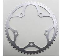 Plateau route 5bra 52dts d.130 exterieur dural argent stronglight type shimano Argent G