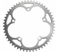 Plateau route 5bra 52dts d.135 campa exterieur argent alu 7075 stronglight (axe carre) 9-10v. Argent G