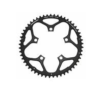 Stronglight Plateau route compact extérieur 53 dents D.110 5 branches alu 7075 noir Shimano 9-10v