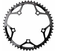 Plateau route 5bra 53dts d.130 exterieur noir alu 7075 ta hegoa type shimano 10-11v. G
