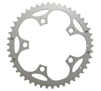 PLATEAU ROUTE 5BRA D.110 STRONGLIGHT DURAL 46DTS EXTERIEUR ARGENT TYPE SHIMANO