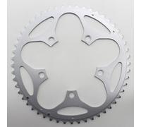 PLATEAU ROUTE 5BRA D.110 STRONGLIGHT DURAL 52DTS EXTERIEUR ARGENT TYPE SHIMANO