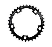 PLATEAU ROUTE 5BRA D.110 TA ZEPHYR 34DTS INTERIEUR NOIR ALU 7075 TYPE SHIMANO