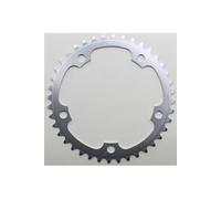 Plateau route 5bra d.130 dural 40dts interieur argent type shimano 8-9v.