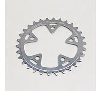 PLATEAU ROUTE 5BRA D.74 MICHE 32DTS TRIPLE ARGENT ALU 9-10V.
