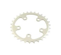 Generique Plateau route 32 dents d.74 triple intérieur 5bra Alu 7075 Type Shimano 9-10V Argent G