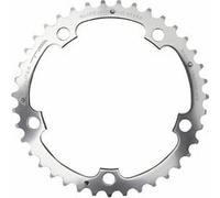 Plateau route 5bra triple 42dts d.130 milieu argent alu 7075 ta alize type shimano 9-10v. Argent G