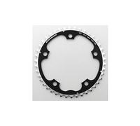 Plateau route 5bra triple 42dts d.130 milieu noir alu 7075 stronglight type shimano 9-10v.