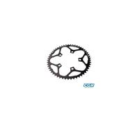 Plateau route 5bra 53dts d.110 compact exterieur noir alu 7075 type shimano 9-10v.