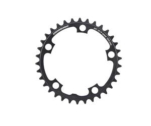 PLATEAU ROUTE DIAM 110 INTER 34DTS NOIR ALU 7075 STRONG 10/9V. 5 BRANCHES