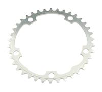 PLATEAU ROUTE DIAM 130 INTER 38DTS ARGENT ALU 5083 STRONG 8/9/10V. 5 BRANCHES