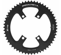 Plateau route ta x110 55dts exterieur noir gris anthracite 7075 t6 type shimano 10-11v. G