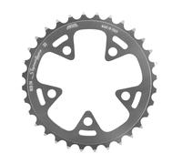Miche Plateau de route Supertype 32 dents 74 mm BCD 5 bras Triple Alu 9-10V Argent