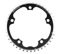 Plateau Route 5bra Triple 42dts D.130 Milieu Noir Alu 7075 Stronglight Type Shimano 9-10v. Multicolore
