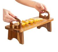 Plateau rustique en bois - Élégant présentoir à cupcakes pour mariages, traiteurs et desserts - Parfait pour les buffets et les événements, idéal pour les célébrations