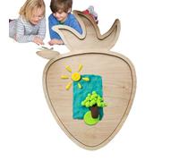 Plateau Sable, Plateau Sensoriel,Plateau De Tri Préscolaire en Bois, Matériel Sensoriel, Jouets Éducatifs, Aides Pédagogiques, Jouets Amusants pour Filles