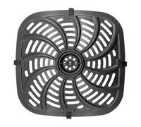 Plateau sans gril pour friteuse TurboTouch Easy View Air Fryer 8 QT avec pare-chocs de protection en caoutchouc pour éviter les rayures