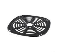 Plateau séparateur de rechange pour friteuse à air - 17,5 x 17,5 cm, 21 x 21 cm, séparateur de panier en acier inoxydable pour griller et cuire à la vapeur - Compatible avec la plupart des friteuses à