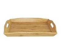 Plateau service de chambre bambou 381 x 290 x 55 mm