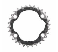 Shimano Pignon XT M8000 30 dents 11 vitesses 96 mm Noir/Argent