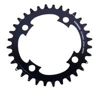 Shimano Plateau CR-EM800 - 32 dents - 96 BCD - Argenté/Noir